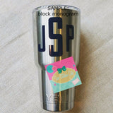 Custom YETI or SIC Cups Decal