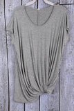 TWIST KNOT JERSEY TOP