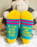 "If you can read this"...socks