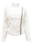 White Moto type jacket